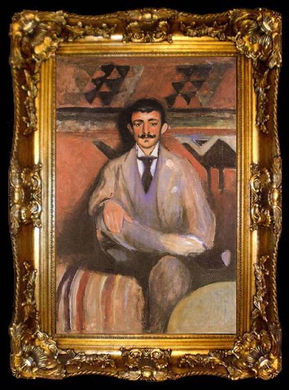 framed  Edvard Munch Painter, ta009-2